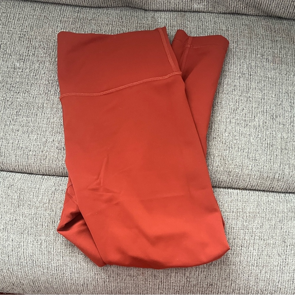 Lululemon Athletica Burnt Orange Leggings